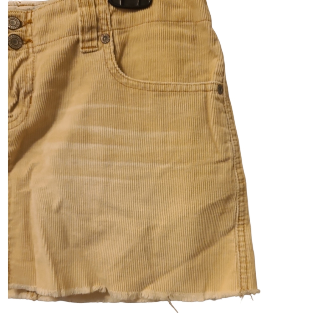 Vintage Abercrombie Corduroy Mini Skirt Size 4 - Picture 4 of 6